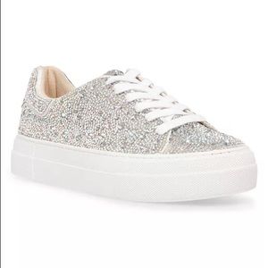 Betsey Johnson Rhinestone Sneakers